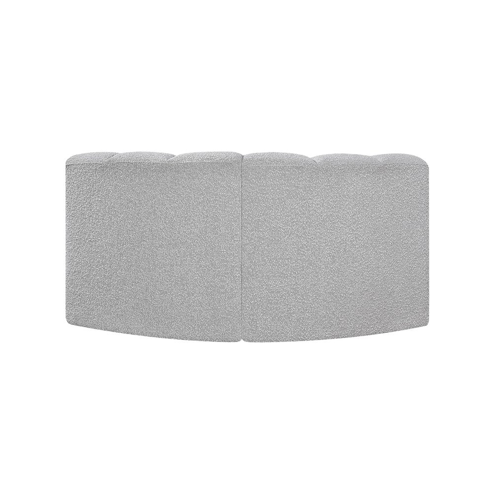 Arc Grey Boucle Fabric Modular Sofa. Picture 5