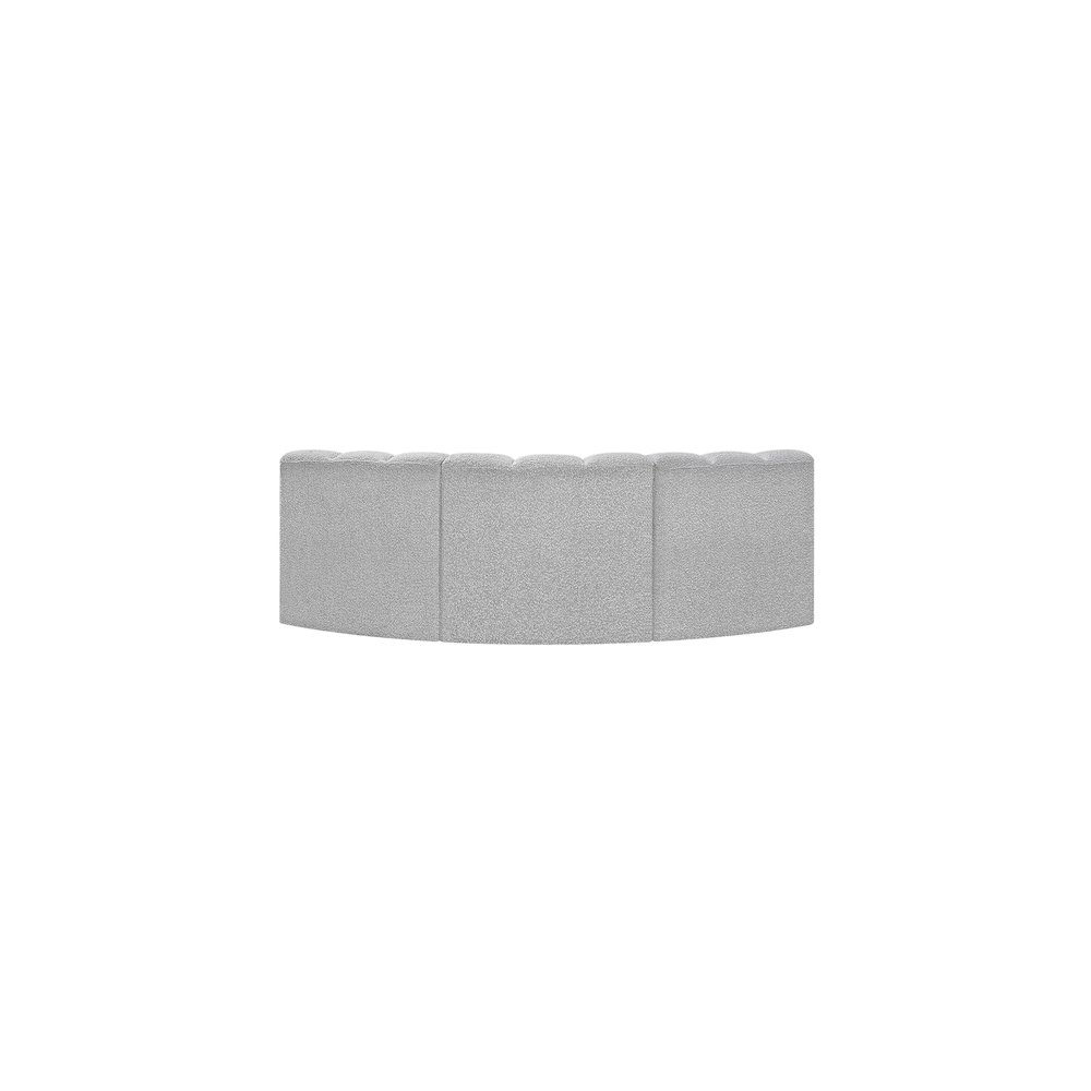 Arc Grey Boucle Fabric Modular Sofa. Picture 3