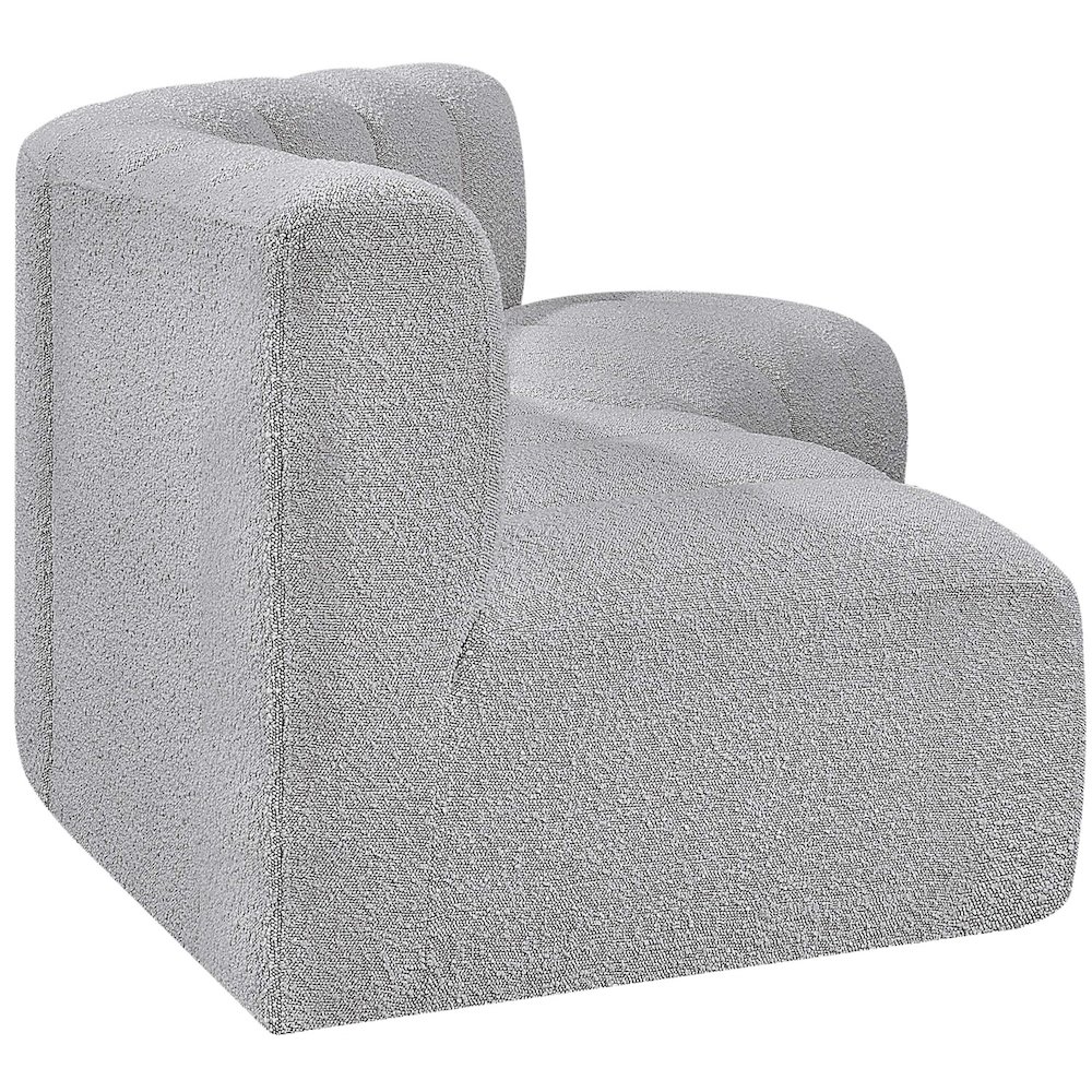 Arc Grey Boucle Fabric Modular Sofa. Picture 6