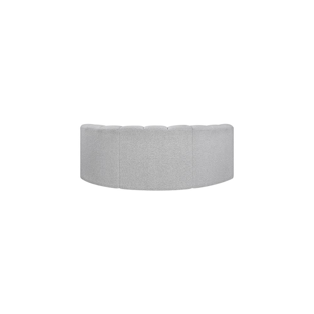 Arc Grey Boucle Fabric Modular Sofa. Picture 3