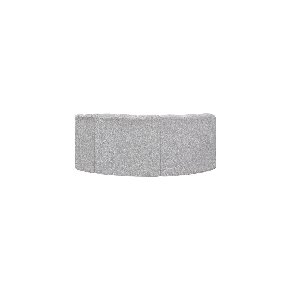 Arc Grey Boucle Fabric Modular Sofa. Picture 3
