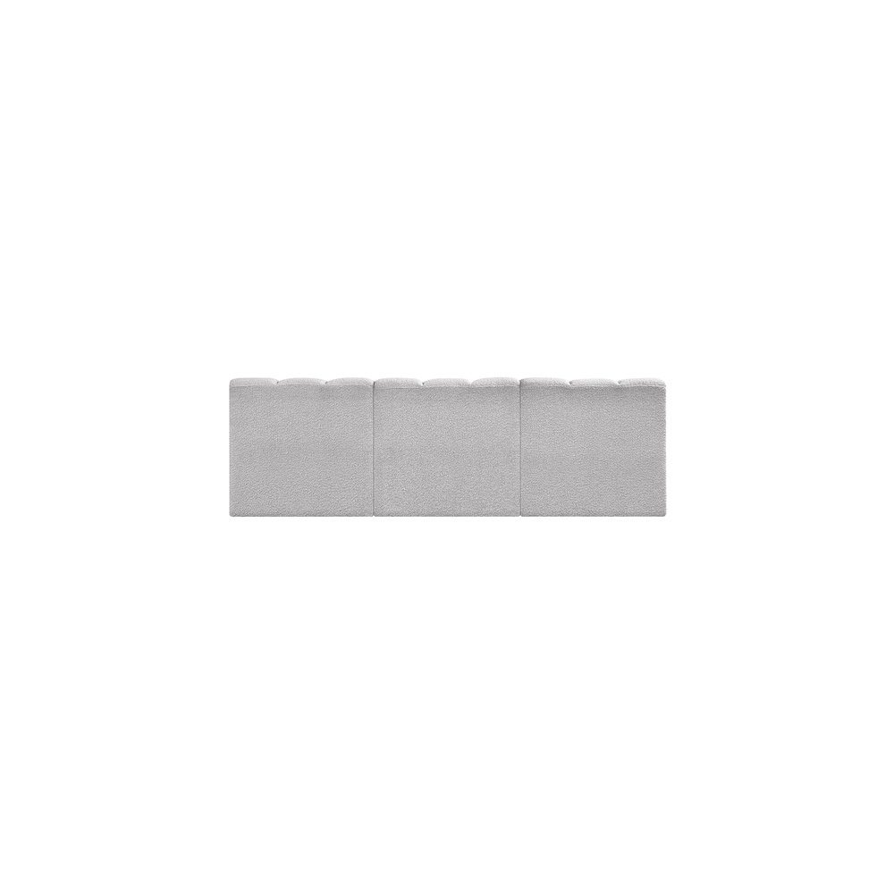 Arc Grey Boucle Fabric Modular Sofa. Picture 3