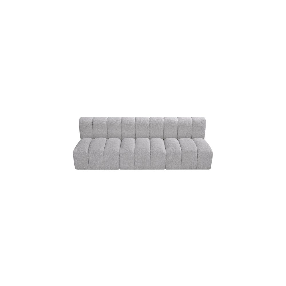 Arc Grey Boucle Fabric Modular Sofa. Picture 5