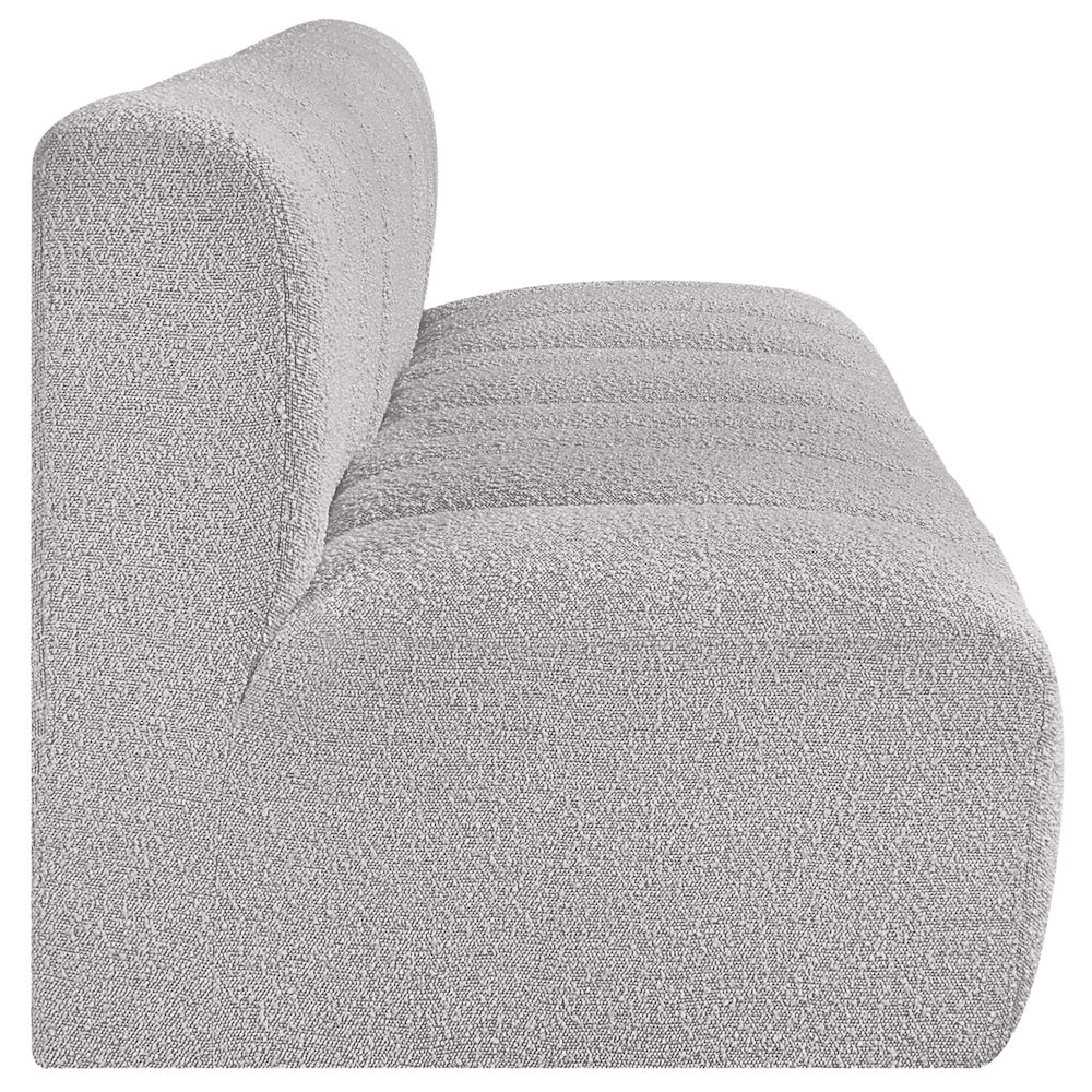 Arc Grey Boucle Fabric Modular Sofa. Picture 6