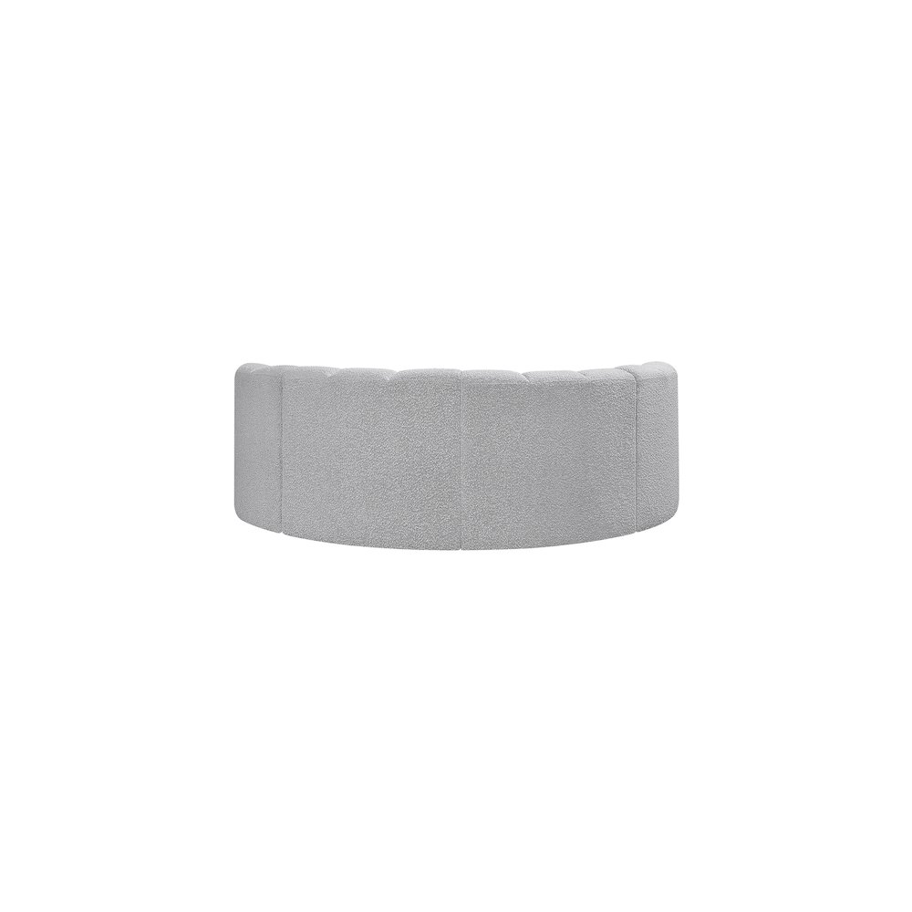 Arc Grey Boucle Fabric Modular Sofa. Picture 3