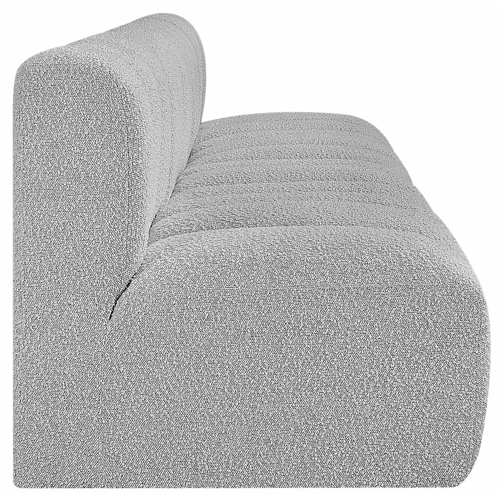 Arc Grey Boucle Fabric Modular Sofa. Picture 6