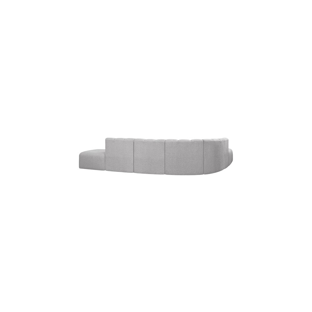 Arc Grey Boucle Fabric Modular Sofa. Picture 3