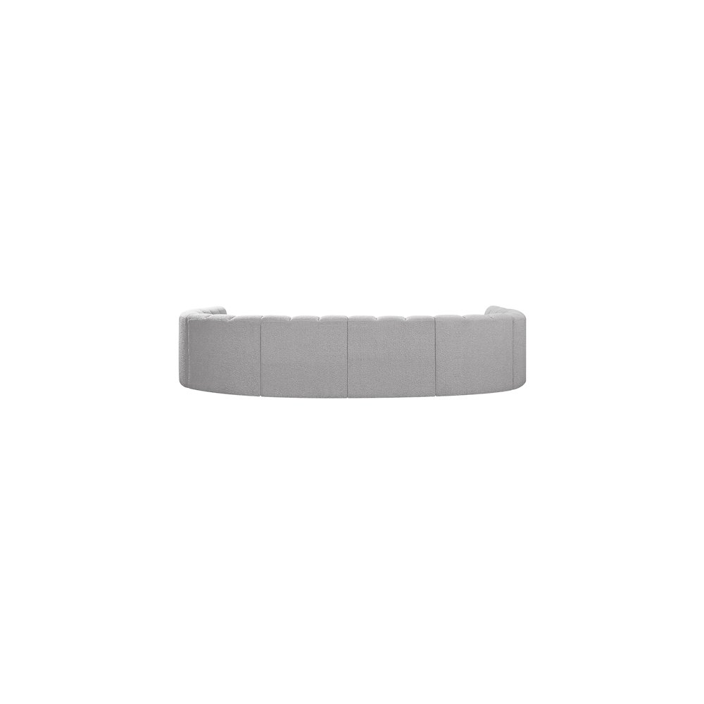 Arc Grey Boucle Fabric Modular Sofa. Picture 3