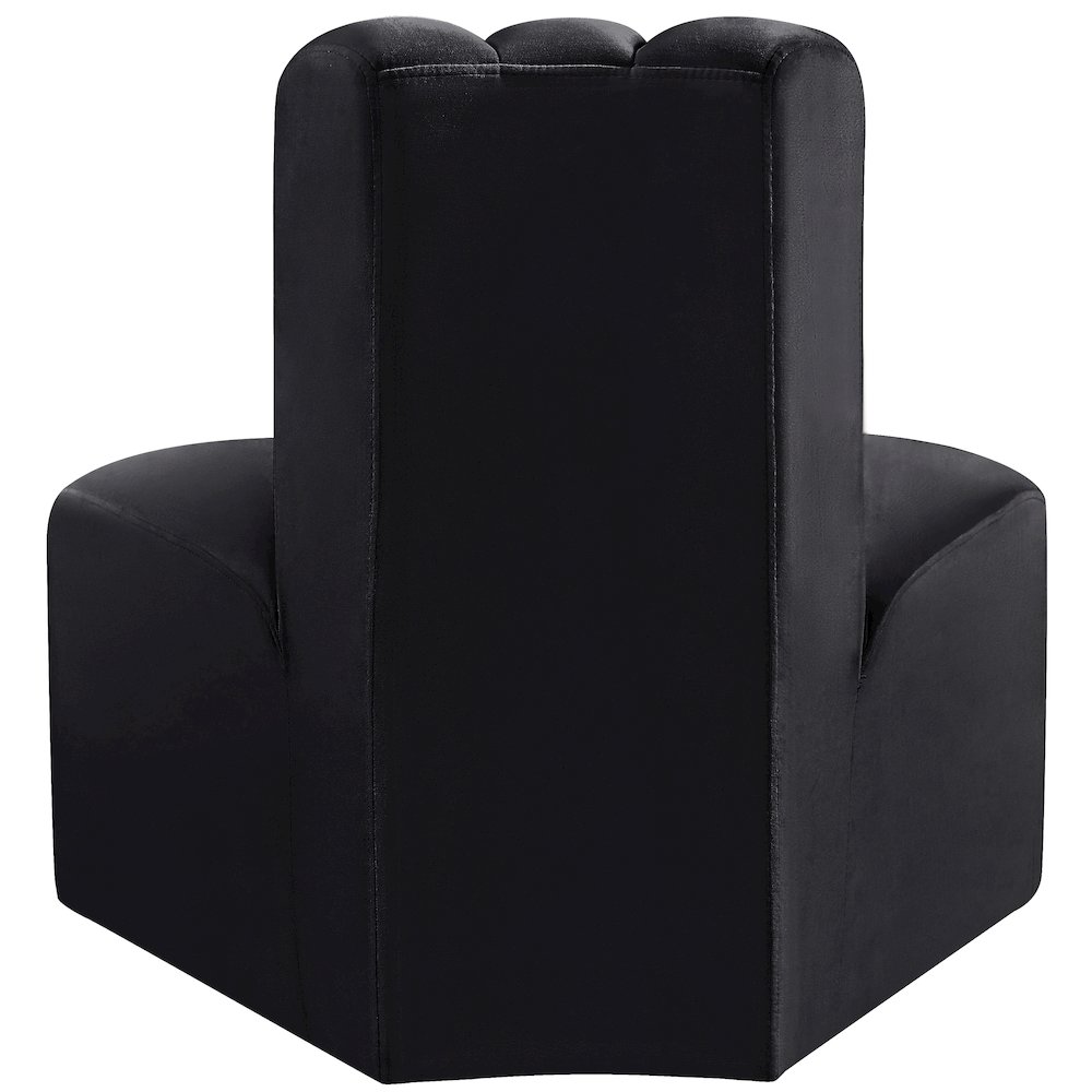 Arc Black Velvet Reverse Corner. Picture 3