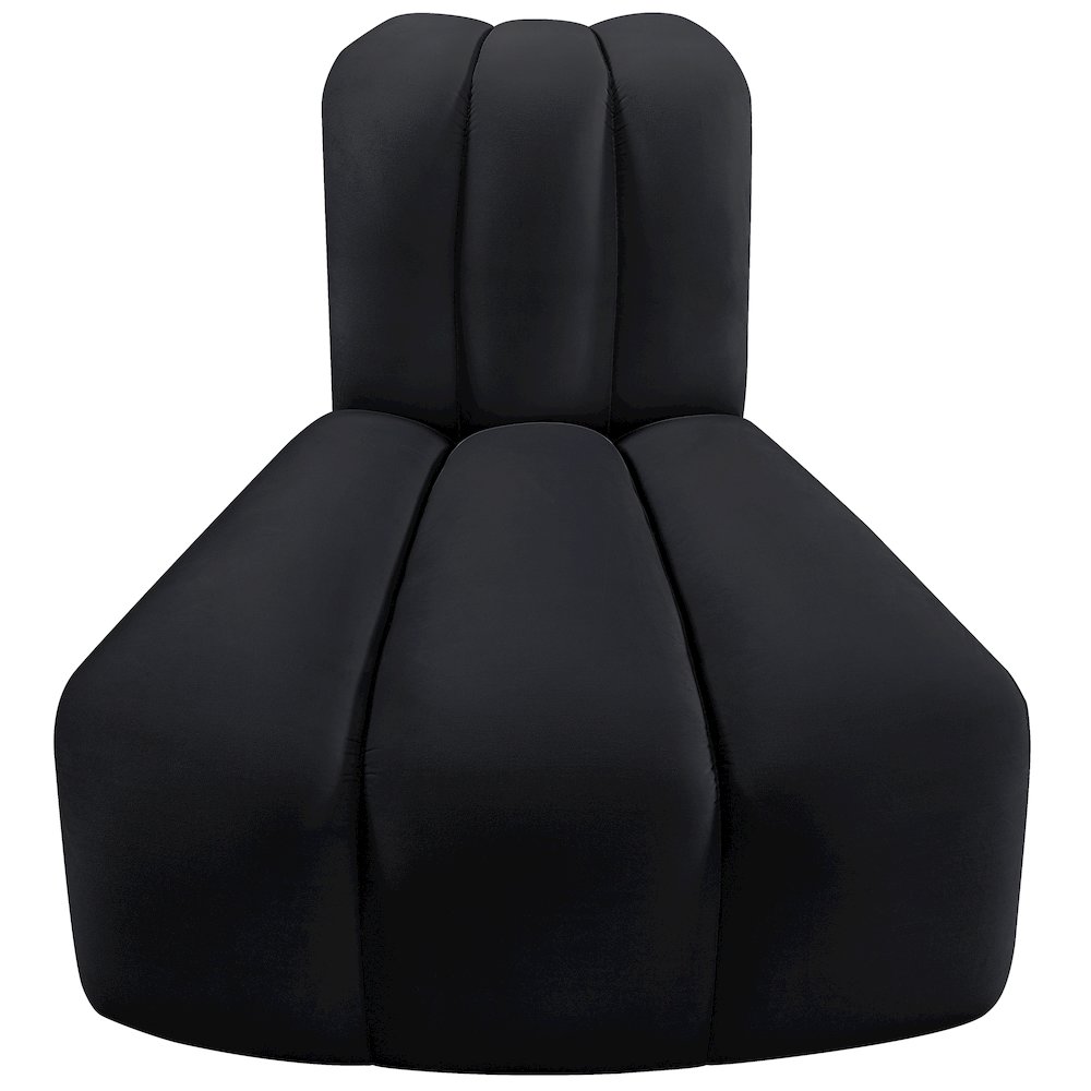 Arc Black Velvet Reverse Corner. Picture 4