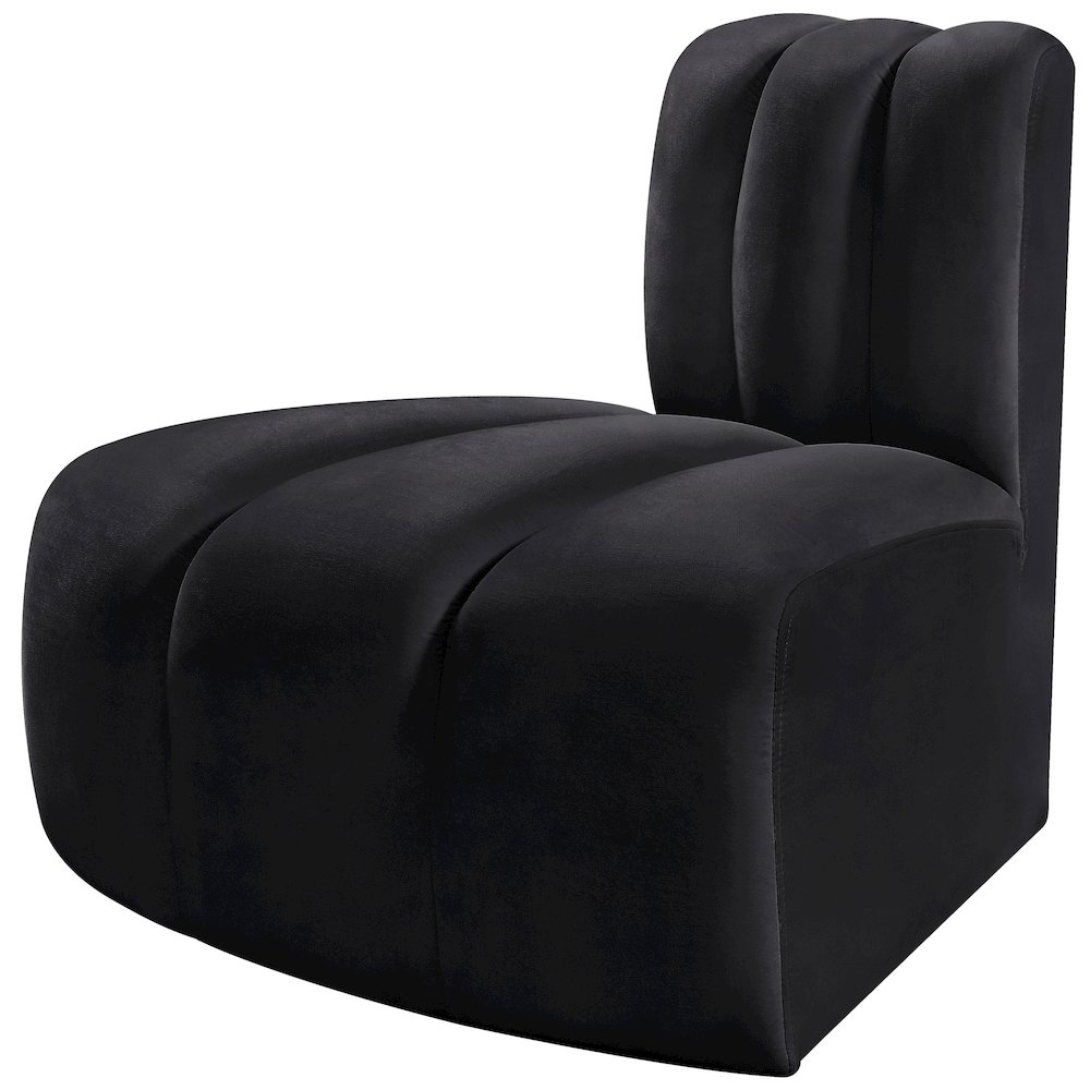Arc Black Velvet Reverse Corner. Picture 6