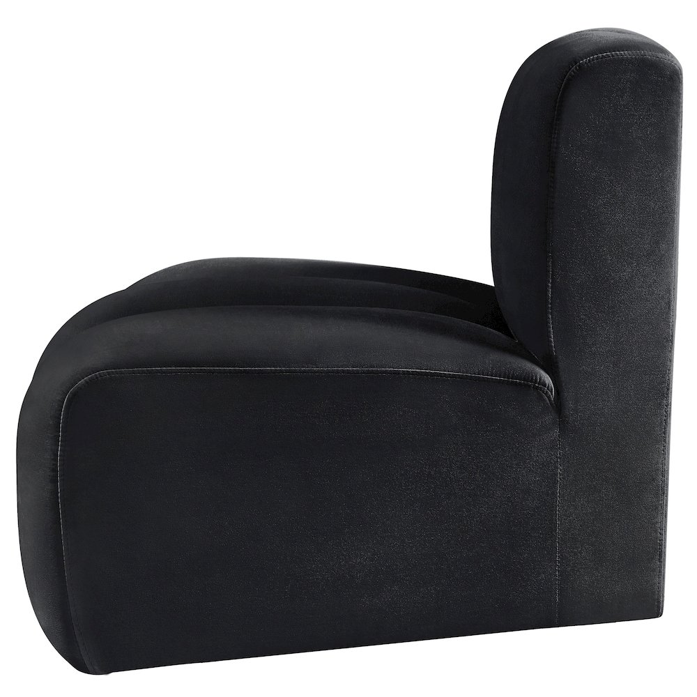 Arc Black Velvet Reverse Corner. Picture 7