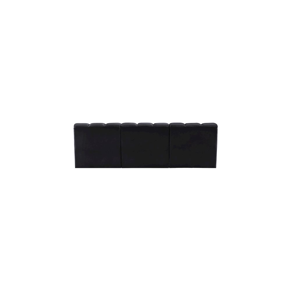 Arc Black Velvet Modular Sofa. Picture 3