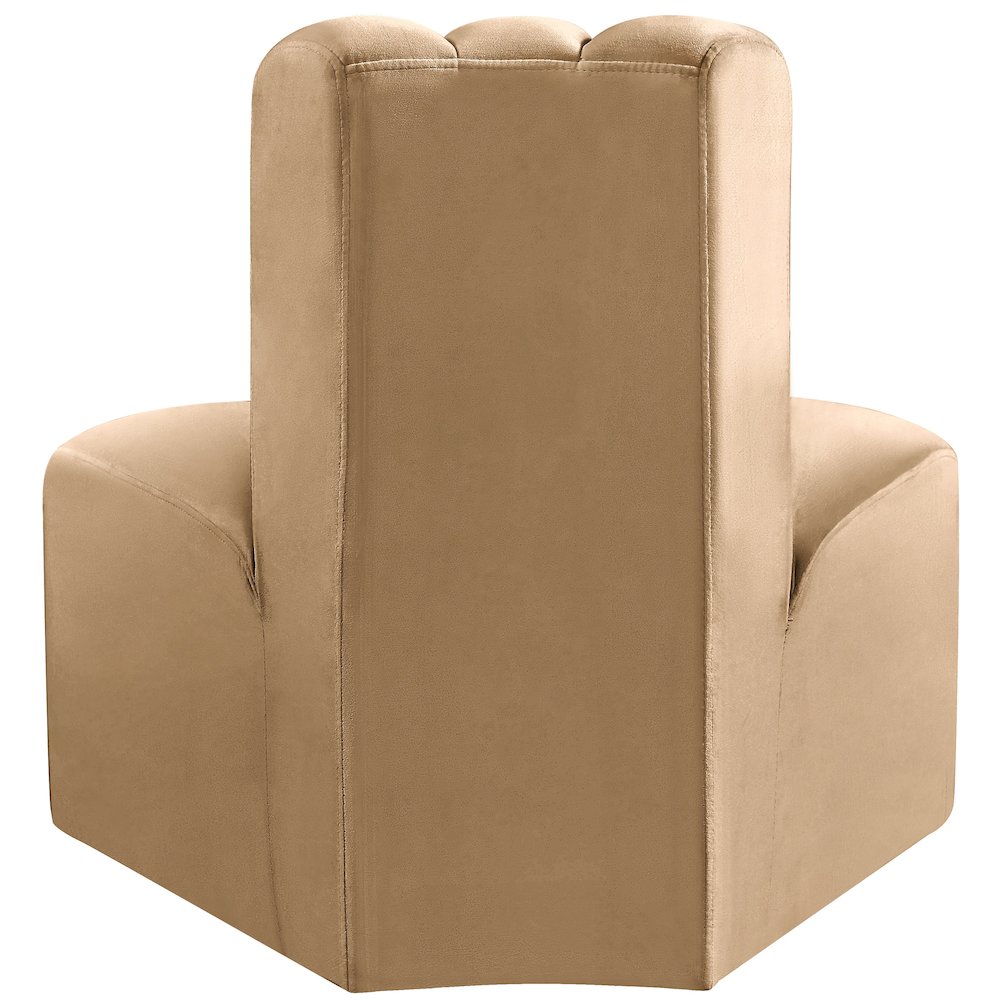 Arc Camel Velvet Reverse Corner. Picture 3