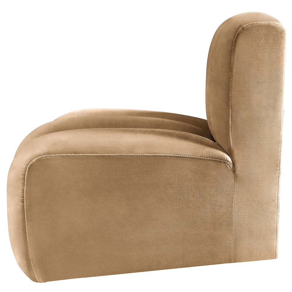 Arc Camel Velvet Reverse Corner. Picture 7
