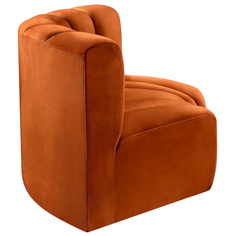 Arc Cognac Velvet Modular Sofa. Picture 7