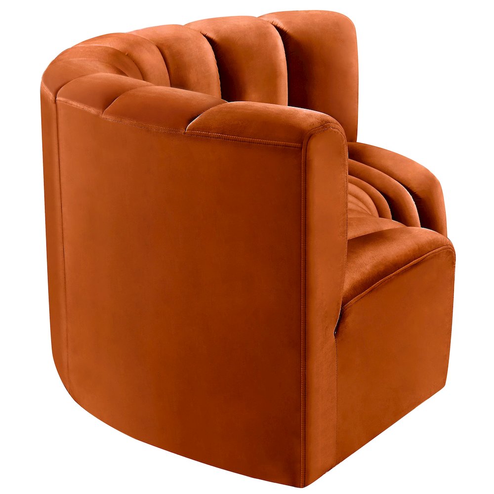 Arc Cognac Velvet Modular Sofa. Picture 7