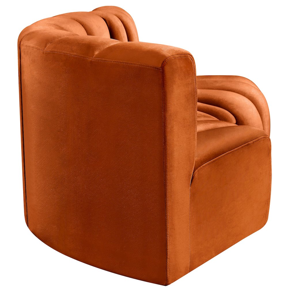 Arc Cognac Velvet Modular Sofa. Picture 7