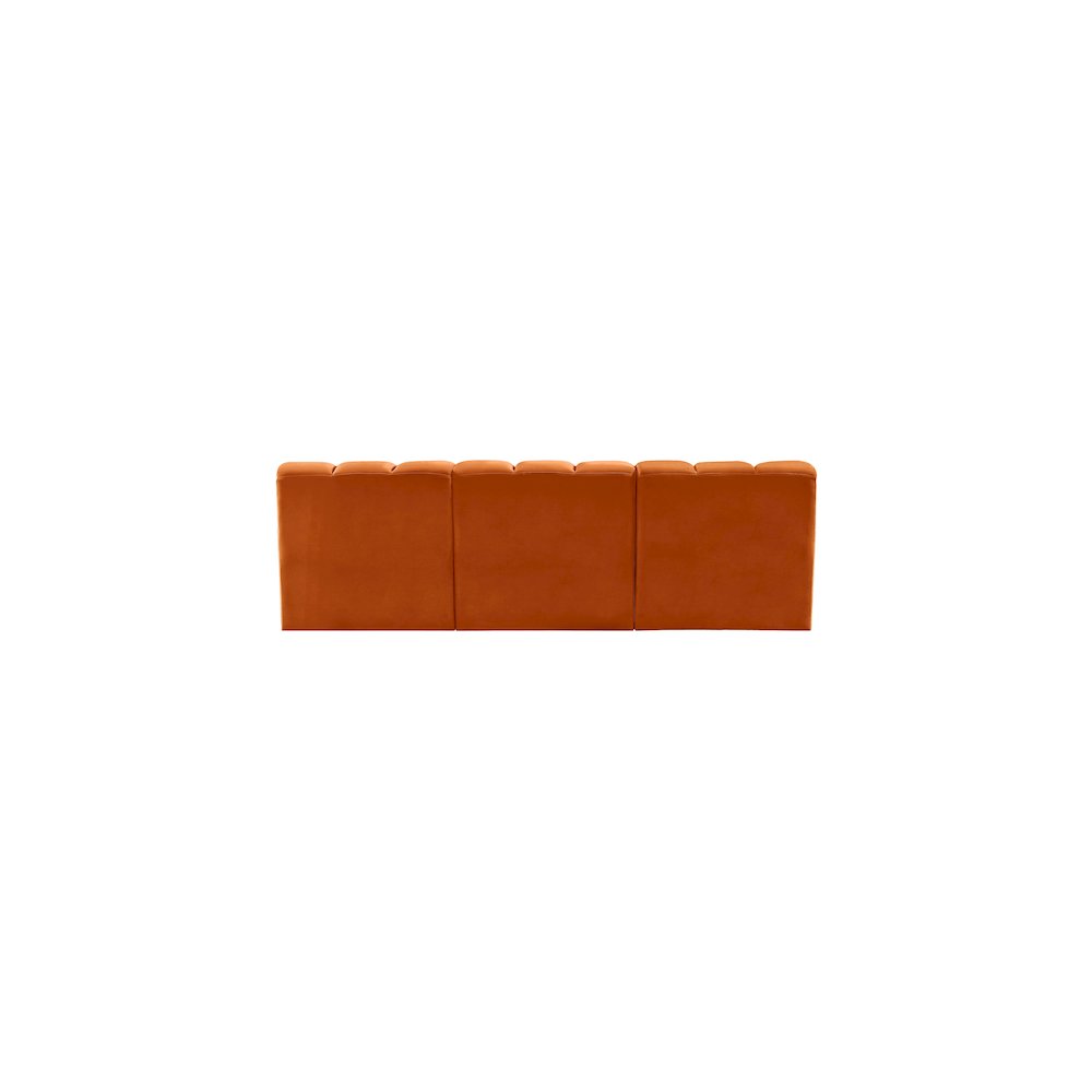 Arc Cognac Velvet Modular Sofa. Picture 3