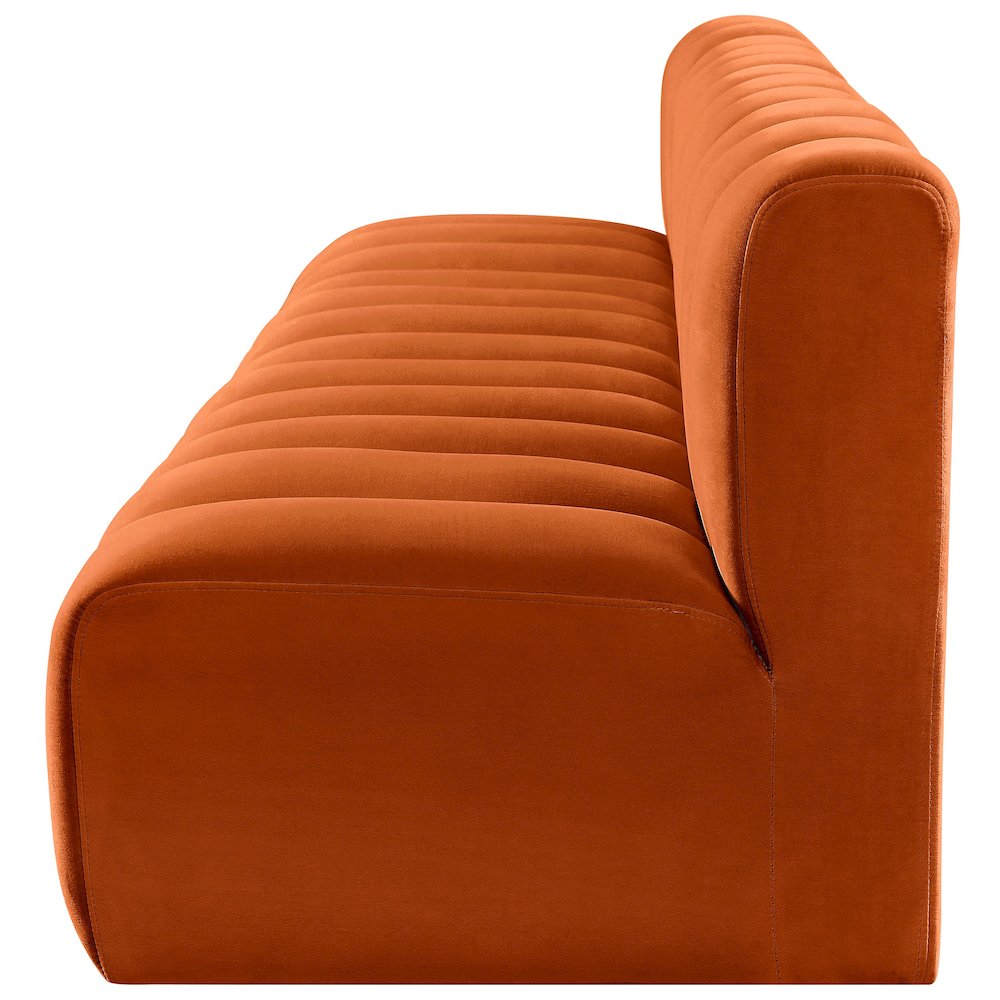 Arc Cognac Velvet Modular Sofa. Picture 7