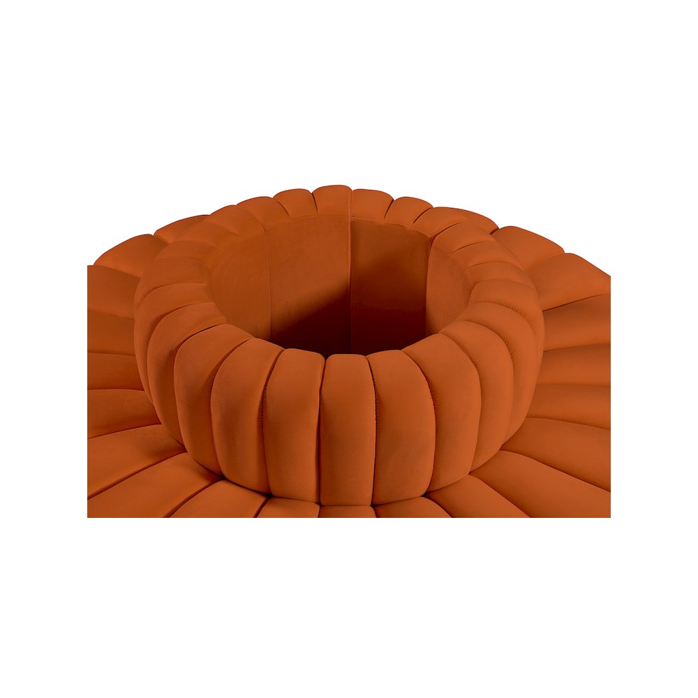 Arc Cognac Velvet Modular Sofa. Picture 5