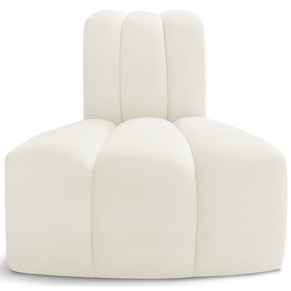 Arc Cream Velvet Reverse Corner. Picture 1