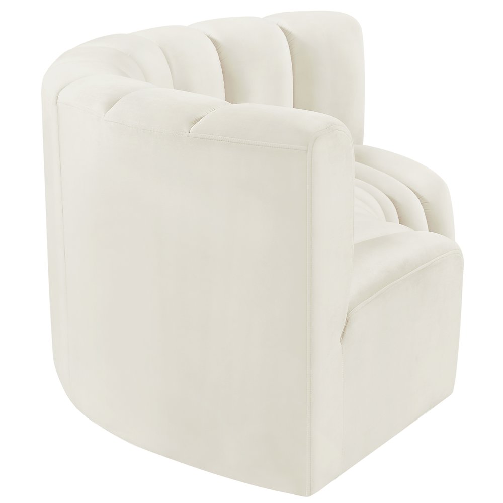 Arc Cream Velvet Modular Sofa. Picture 7
