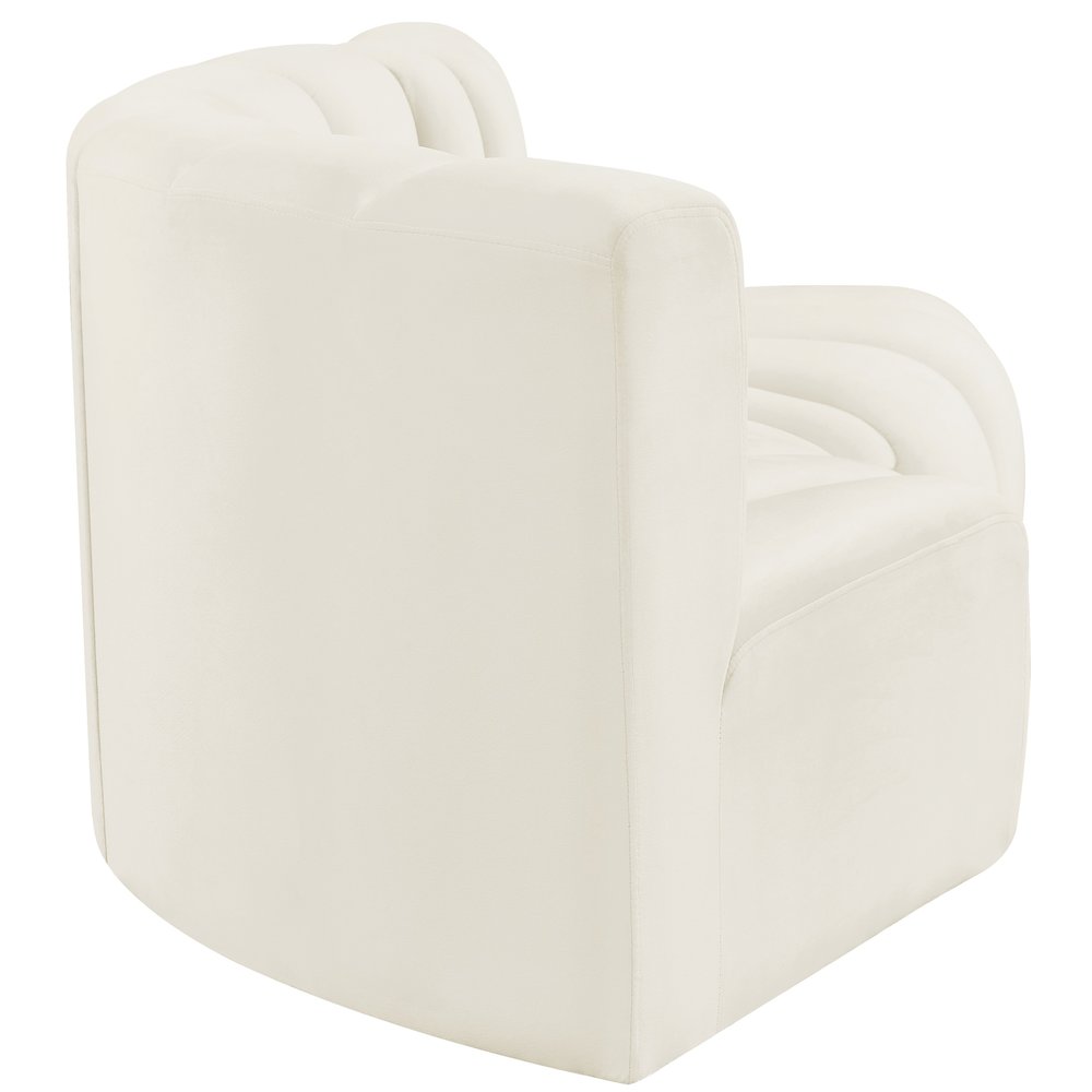 Arc Cream Velvet Modular Sofa. Picture 7