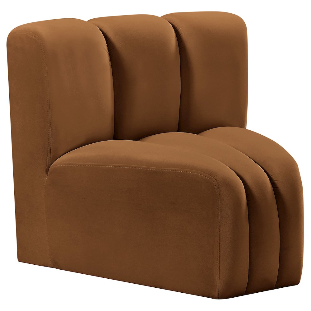 Arc Saddle Velvet Curved Corner. Picture 3