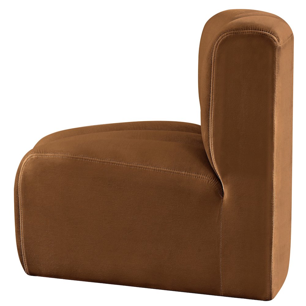 Arc Saddle Velvet Curved Corner. Picture 7