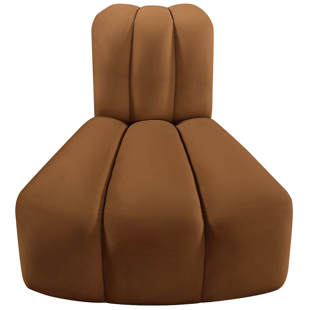 Arc Saddle Velvet Reverse Corner. Picture 4