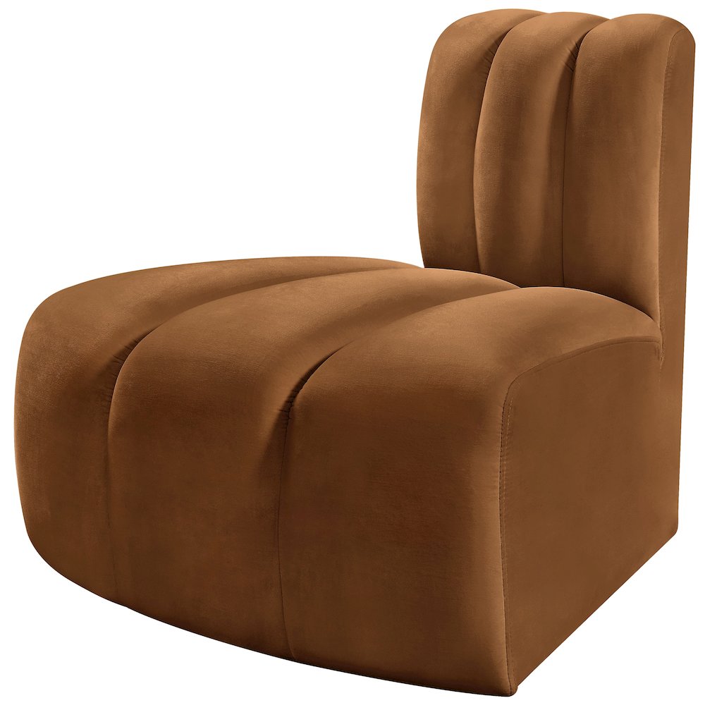 Arc Saddle Velvet Reverse Corner. Picture 6