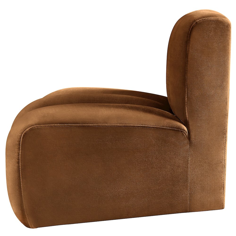 Arc Saddle Velvet Reverse Corner. Picture 7