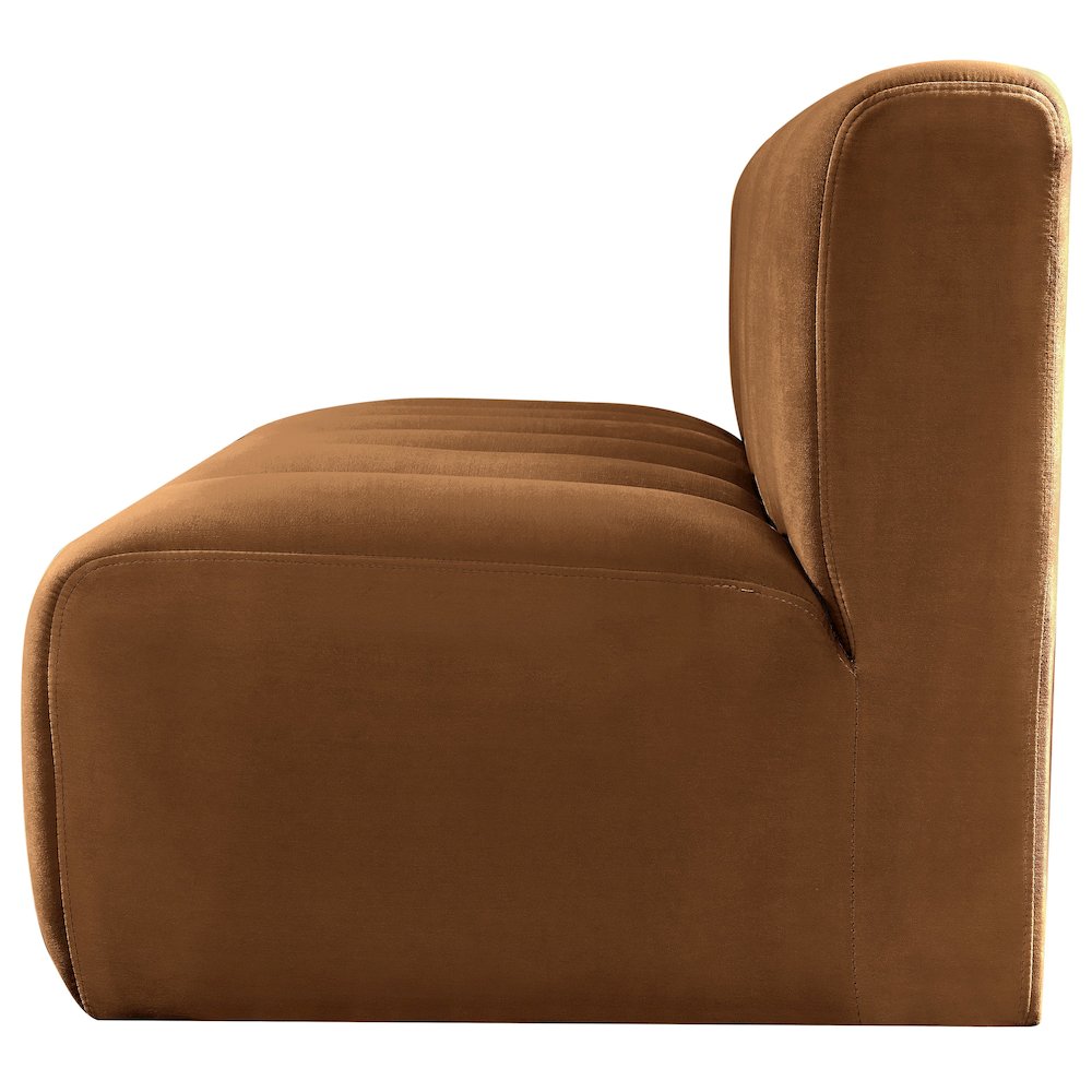 Arc Saddle Velvet Modular Sofa. Picture 7