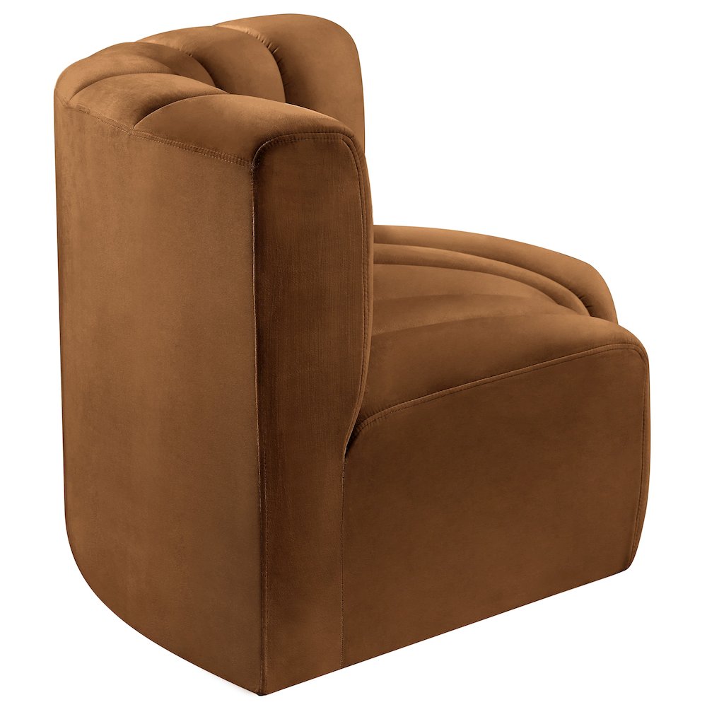 Arc Saddle Velvet Modular Sofa. Picture 7