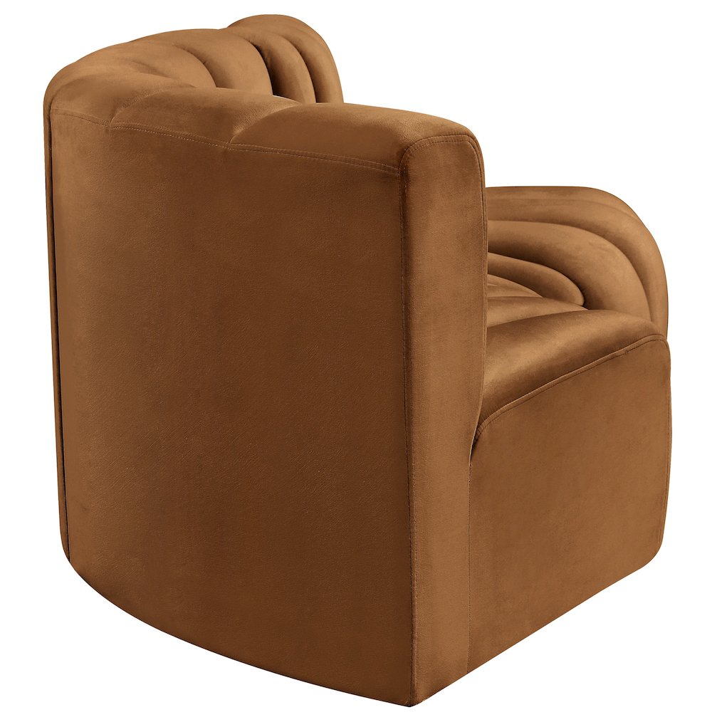 Arc Saddle Velvet Modular Sofa. Picture 7