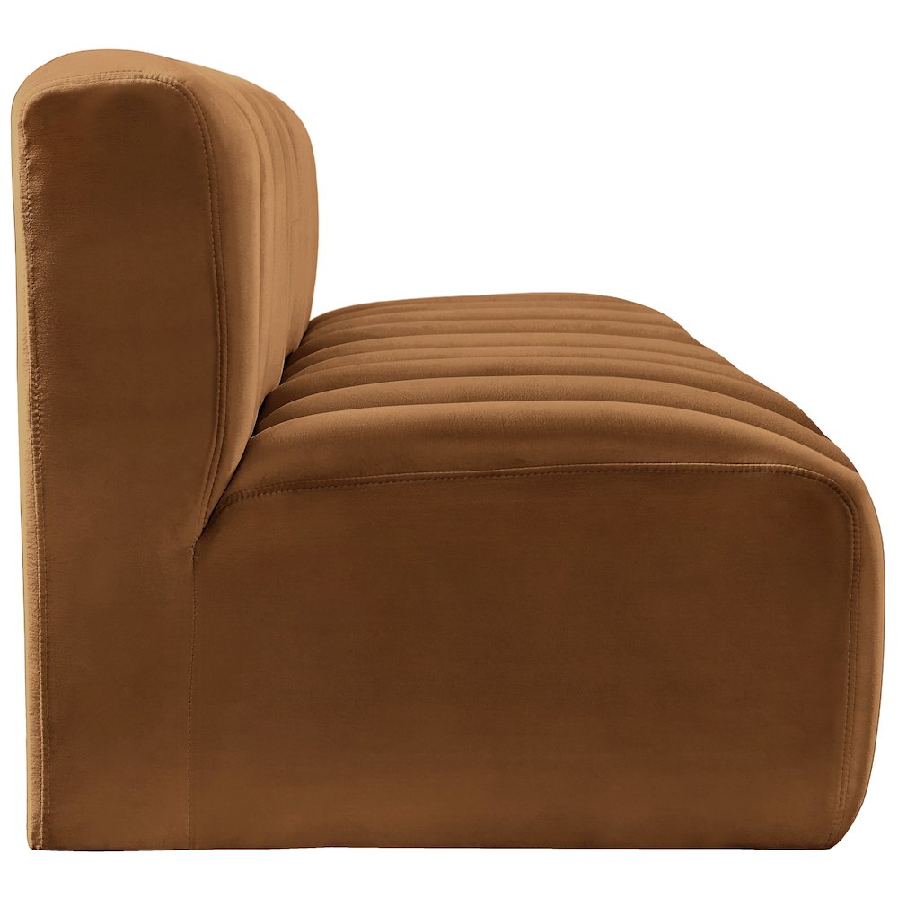Arc Saddle Velvet Modular Sofa. Picture 7
