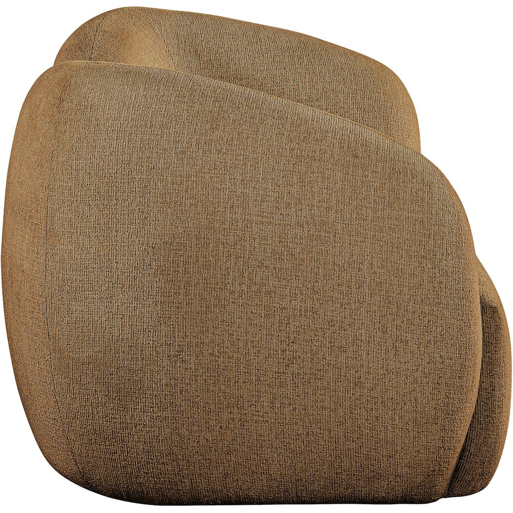 Elowen 68" Brown Fabric Upholstered Loveseat. Picture 2