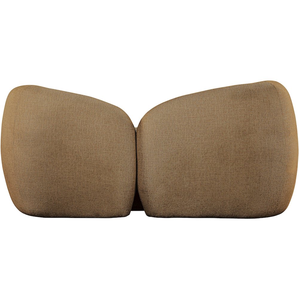 Elowen 68" Brown Fabric Upholstered Loveseat. Picture 7