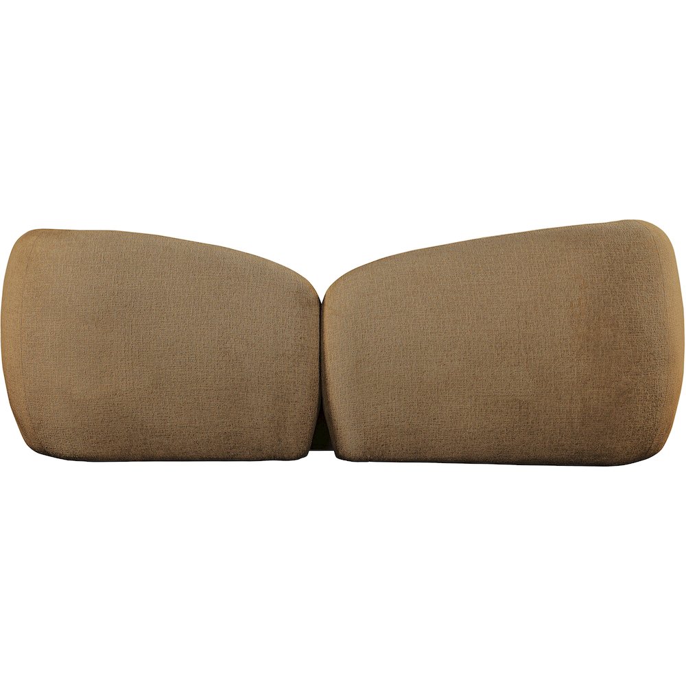 Elowen 91" Brown Fabric Upholstered Sofa. Picture 7