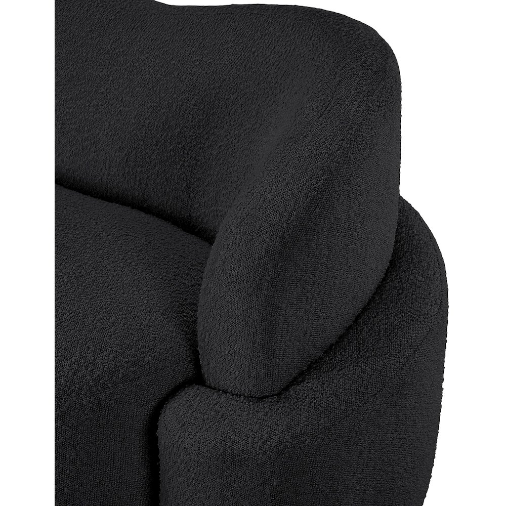 Principessa Black Boucle Fabric Chair. Picture 10