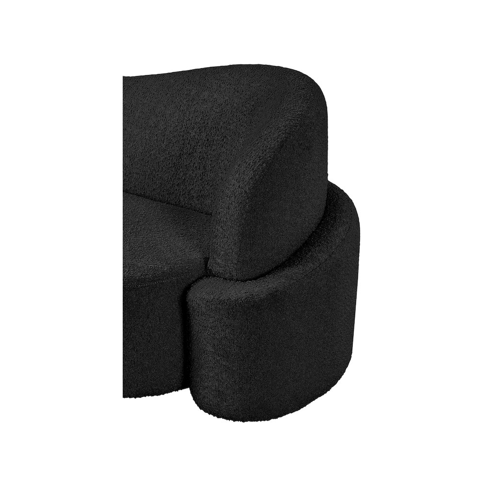 Principessa Black Boucle Fabric Chair. Picture 11