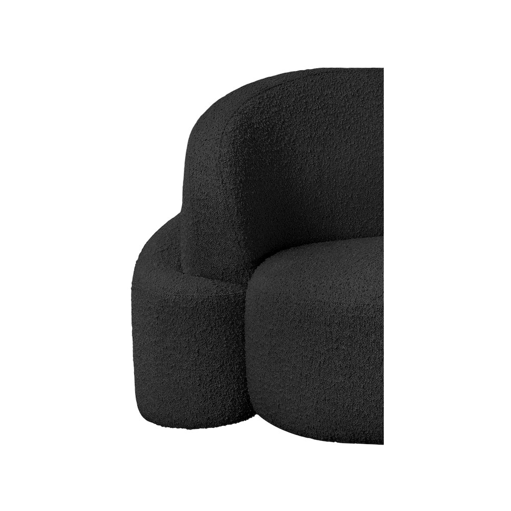 Principessa Black Boucle Fabric Chair. Picture 12