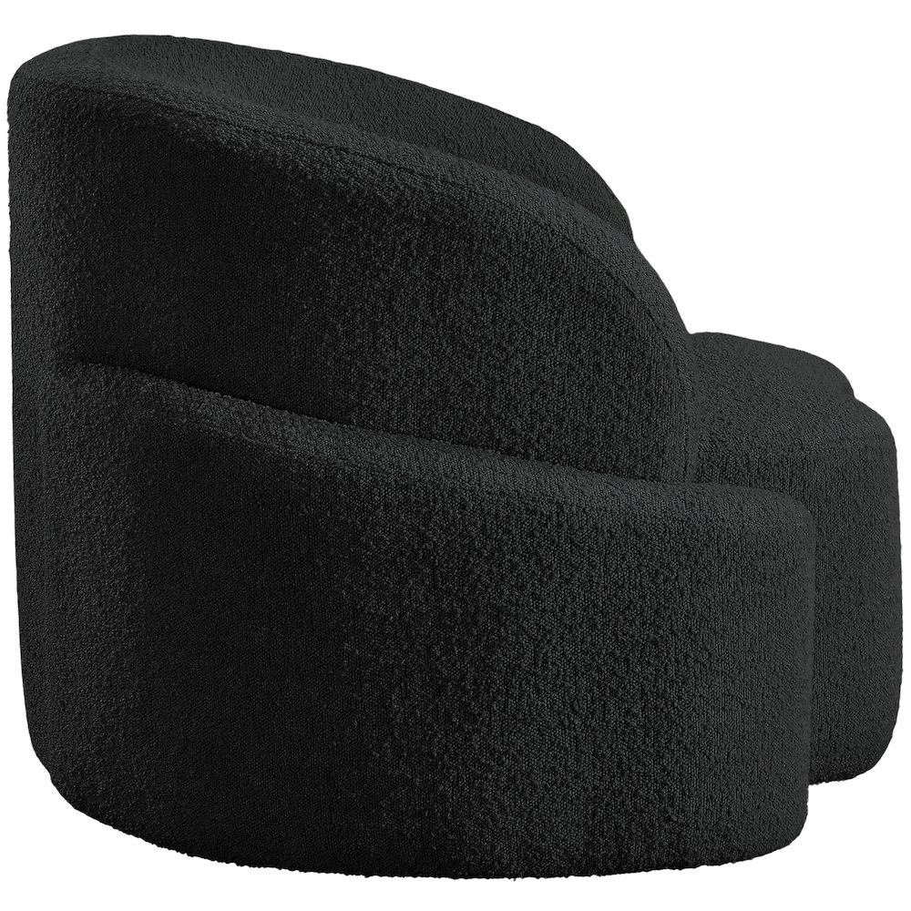 Principessa Black Boucle Fabric Chair. Picture 7