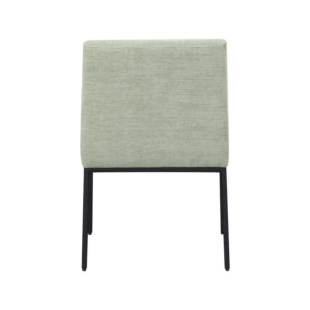 Reeves Mint Chenille Fabric Dining Chair, Set of 2. Picture 5