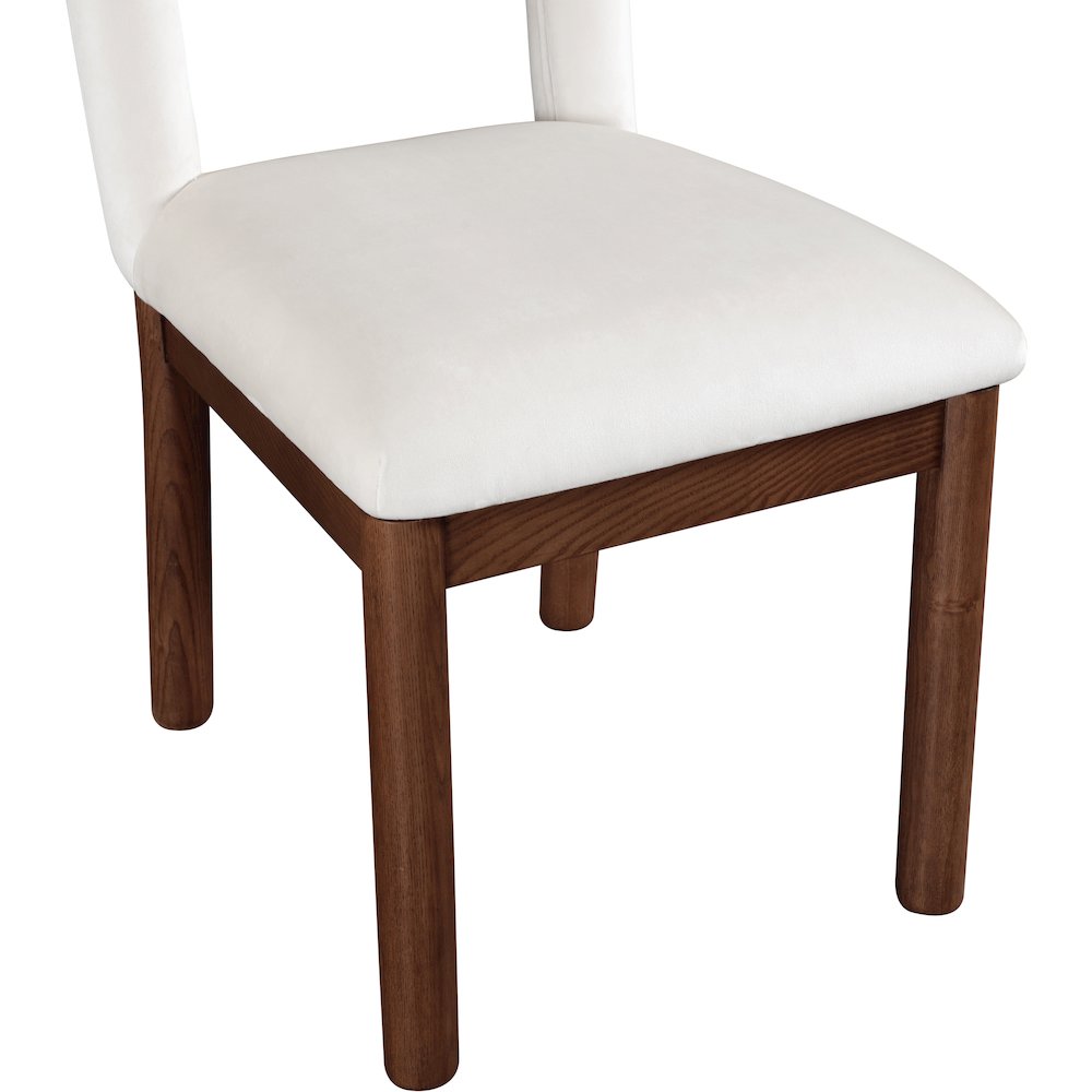 Conrad Cream Velvet Dining Chair. Picture 7