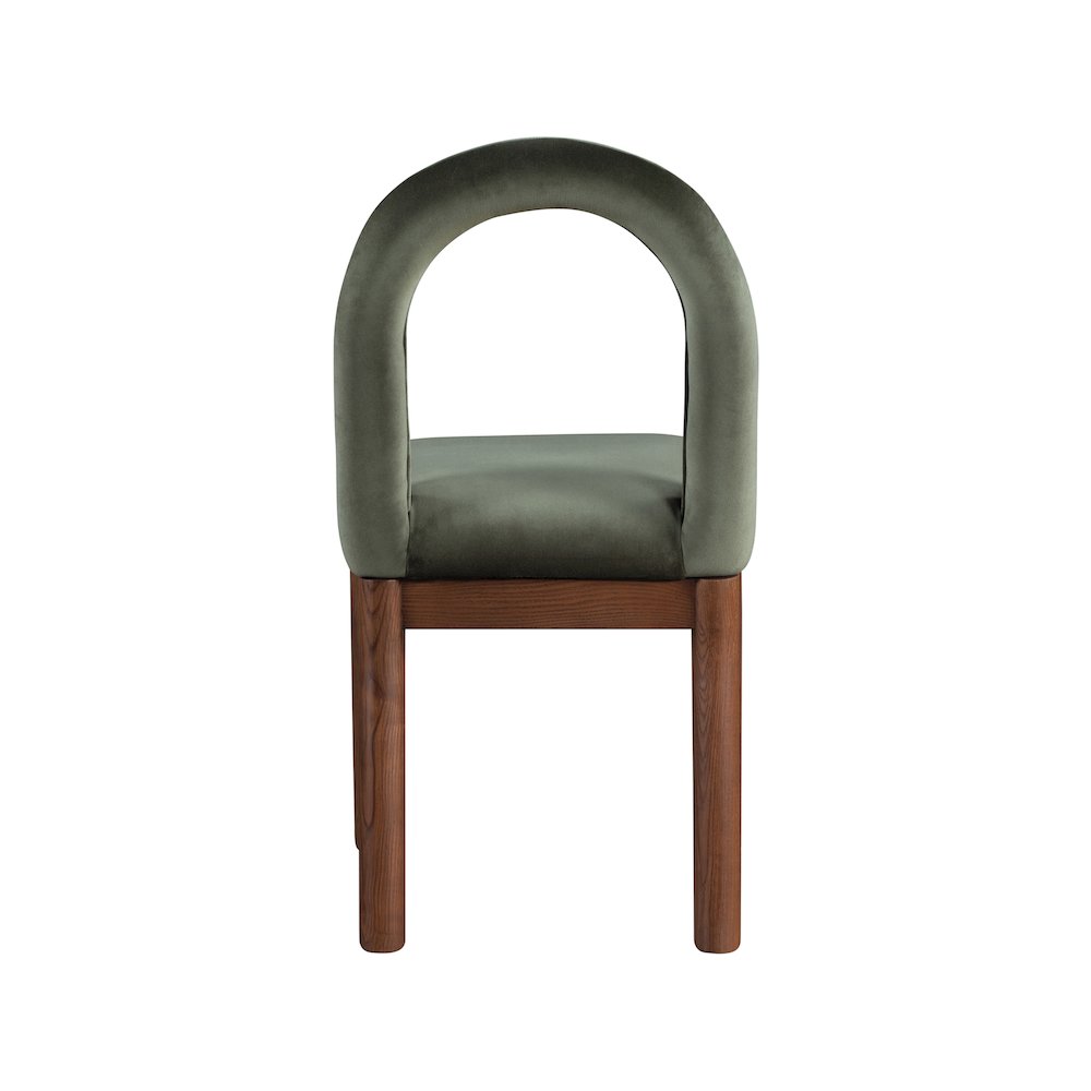 Conrad Green Velvet Dining Chair. Picture 5