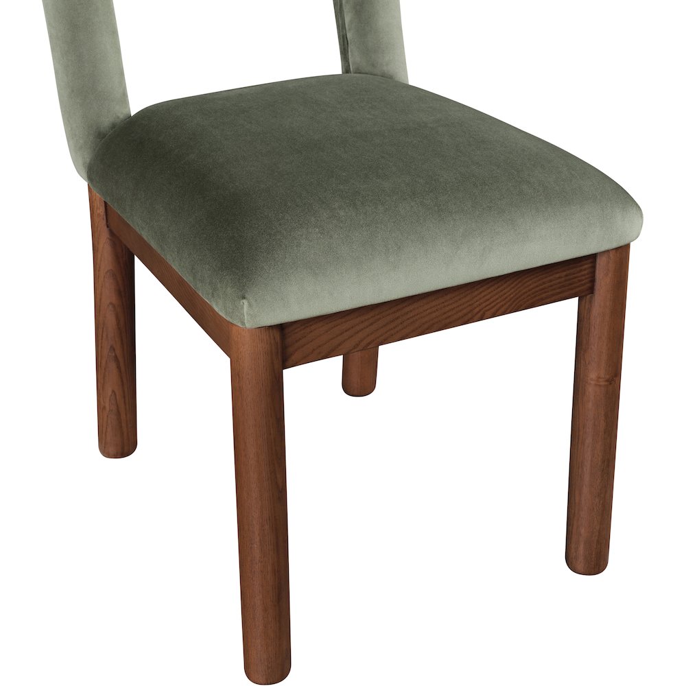 Conrad Green Velvet Dining Chair. Picture 7