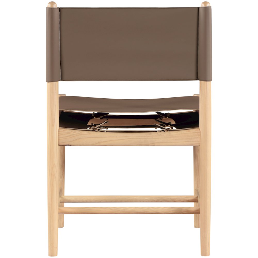 Rawlins Brown Vegan Leather Upholstered Dining Chair, Set of 2. Picture 5