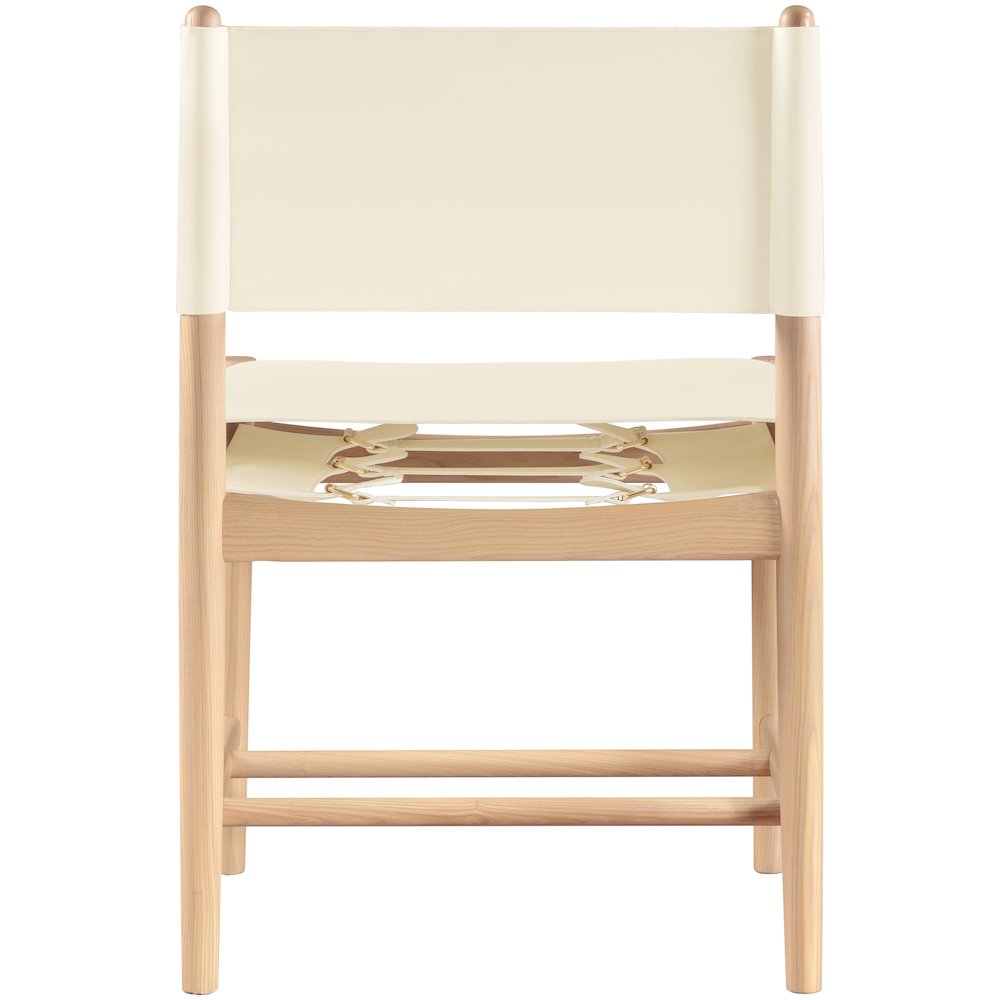 Rawlins Cream Vegan Leather Upholstered Dining Chair, Set of 2. Picture 5